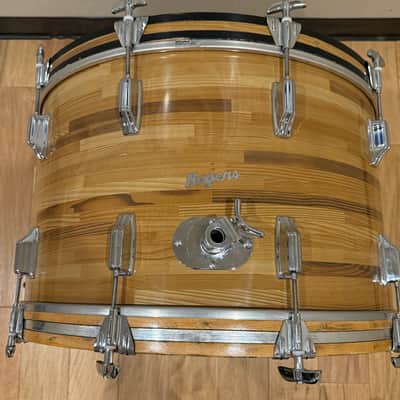 Rogers Fullerton Butcher Block 14x24" Bass Drum (Rm4) image 3