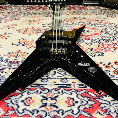 2017 Dean Razorback Dimebag Signature Bass - Made In Korea - Classic Black image 11