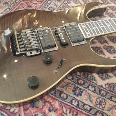 Ibanez SRGT 47 FM thru-neck spot model passive 24F 2003 - Dark Olive Green image 20