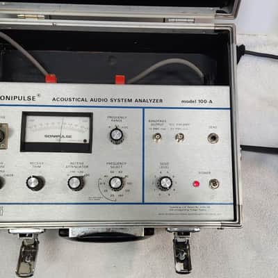UREI Vintage (1975) Sonipulse 100-A with AKG C451E, with trunk and all manuals image 7