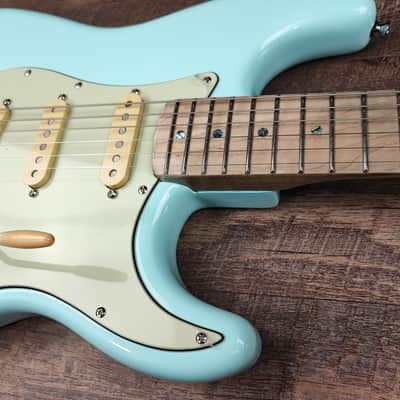 MyDream Partcaster Custom Built - Sonic Blue JM635 image 6