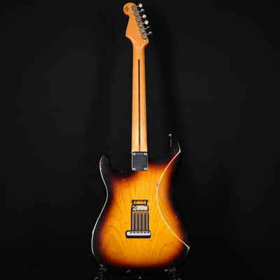 Fender Custom Shop Masterbuilt Vince Van Trigt Wildwood 10 '57 Stratocaster Journeyman- Faded Aged 2 Color Sunburst 2023 (R132772) image 4