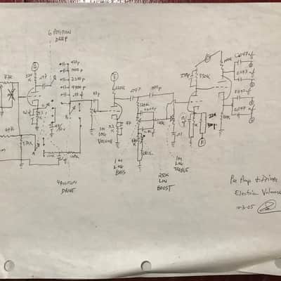 MATAMP USA ORANGE ELECTRIC AMP INNOVATIONS Volume Unit 180 watt Kt88 Non Master Volume 2009 - Blonde image 5