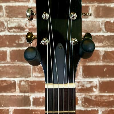 Grez Guitars Mendocino Custom 2020 Black/Natural, Old Growth Redwood/Mahogany  (Authorized Dealer) image 7