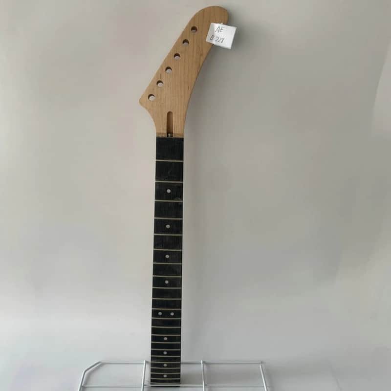 Maple Wood Banana Headstock Guitar Neck, Rosewood Fingerboard image 1