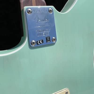 Fender Parallel Universe Volume II Stratocaster Jazzmaster Deluxe 2020 - 2021 - Transparent Faded Seafoam Green image 7