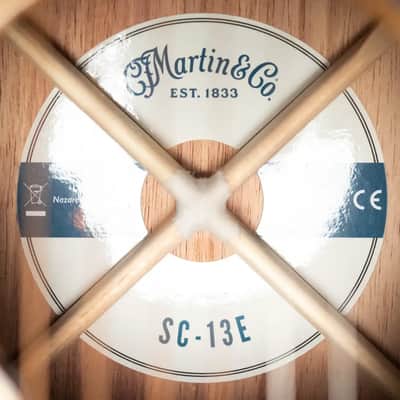 Martin SC-13E Modern Acoustic/Electric Guitar - Spruce/Koa with Gig Bag image 15