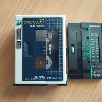 Toshiba Walkman radio cassette player Walky KT AS1 good Working video test image 1