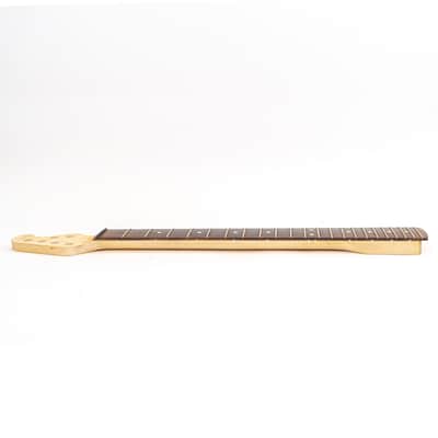 USA Custom Guitars Quartersawn Maple Neck w/ Dark Rosewood FB, Compound Radius, 4+2 Doweled Tuner Holes image 2