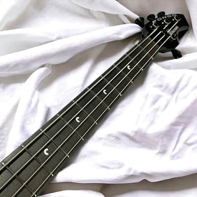 Ernie Ball Music Man Bongo 4 String HH, Stealth / Ebony image 10