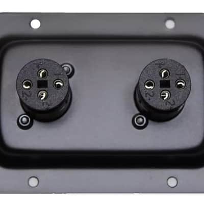(2) Two Jack Plates w/ Neutrik NL4MP-ST Dual SpeakON w/ 4 Pole Screw Terminals image 3