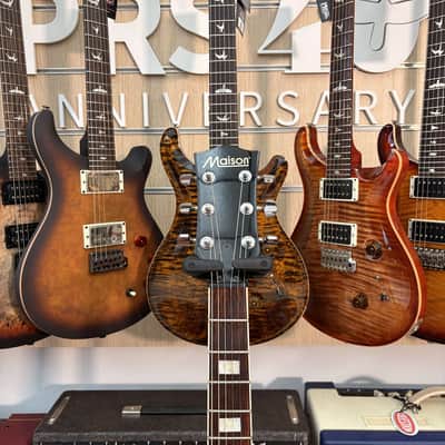 MAISON SA-610 Chitarra Semi-Acustica Transparent Cherry image 6