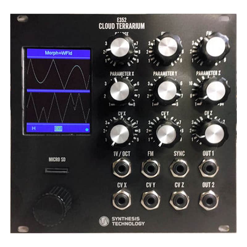 Synthesis Technology E352 Cloud Terrarium Eurorack Oscillator Module (Black) image 1