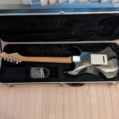 Aria STG Left Handed Electric Guitar Black Six 6 String with Hard-shell Case HSC image 4