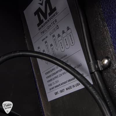 Magnatone Eddie's Exclusive Twilighter 1x12 Combo - Plum & Vanilla Bronco #9103 image 7