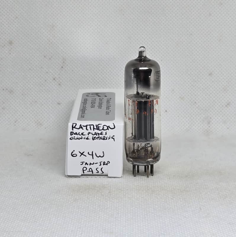Raytheon JAN 6X4W Balanced Single NOS Rectifier 6X4 EZ90 image 1