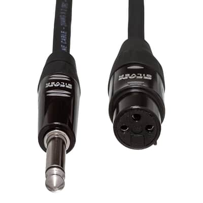Hmic-025Hz Pro Microphone Cable, Rean Xlr3F To 1/4" Ts, 25 Feet image 2
