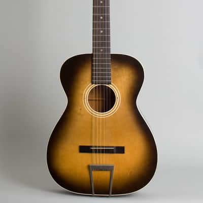 Stella H-922 12 String Flat Top Acoustic Guitar, made by Harmony (1961), ser. #2789H922, original brown chipboard case. image 1