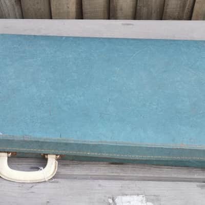 Rare Vintage Watkins Electric Guitar " Hard case " 60s - Blue image 4