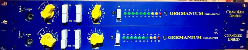 Pair Chandler Limited Germanium Mic Preamp Pre + PSU Serviced image 1