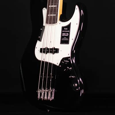 Fender Vintera III Early '70s Jazz Bass, Rosewood FB, Black image 2