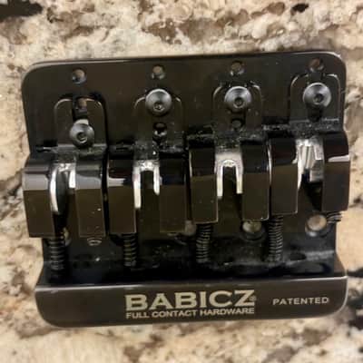 Babicz FCH4BK Full Contact 4-String Bass Bridge 2010s - Black image 4