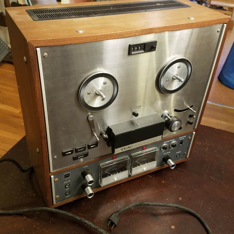 Tables Bobines Vintage TEAC A-4010S – 4 Cales Métalliques D'origine