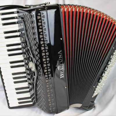 NEW Black Beltuna Studio IV Piano Accordion LMMM 41 120 image 1