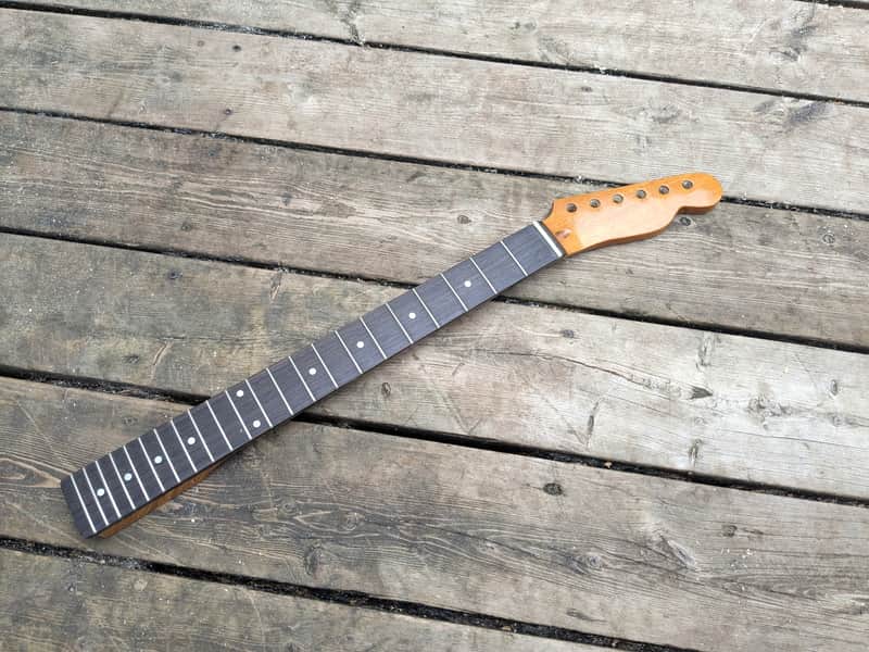 Fatboy wide 2 1/4 heel 21 T neck Rosewood on Mahogany Guitar Neck image 1