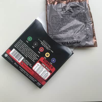 D'Addario ECB81-5 Chromes Electric 5-String Bass Strings image 4