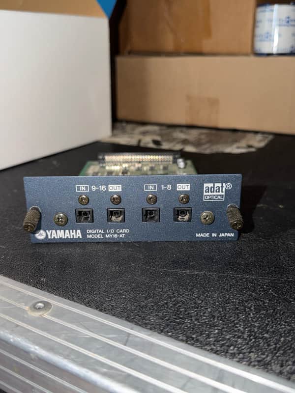 Yamaha MY16AT 16-Channel ADAT I/O Card 2010s - Black image 1