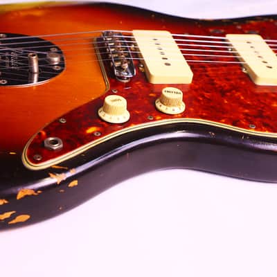 Fender Jazzmaster 1962 Sunburst - cool and completely original vintage guitar - check video! image 23