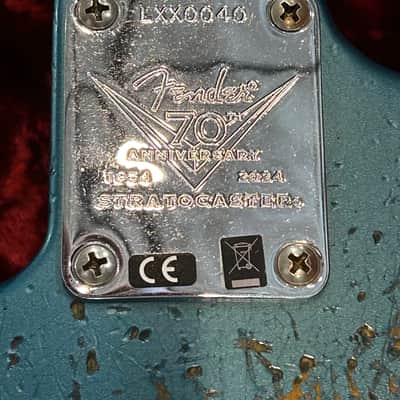 Fender Custom Shop Limited Edition ‘54 Stratocaster Super Heavy Relic - Aged Ocean Turquoise over 2-Color Sunburst /7lbs. 9.6oz #LXX0040 image 10