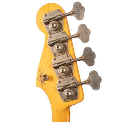 Fender 2024 Custom Shop 1961 Jazz Bass Heavy Relic Super Faded Aged Daphne Blue w/OHSC (567) USED image 5