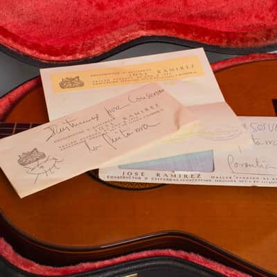 Jose Ramirez  Estudio Classical Guitar (1980), original black hard shell case. image 13