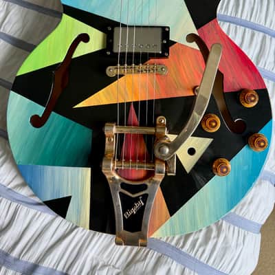 Epiphone by Gibson Es-345 - with vintage es335 wiring kit and Pearly Gates original hard case ohsc image 1