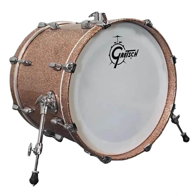 Used Gretsch Renown Bass Drum Champagne Sparkle 20x16 - Good image 1