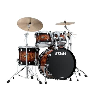 Tama Starclassic Walnut/Birch 4pc Drum Set Molten Brown Burst image 2