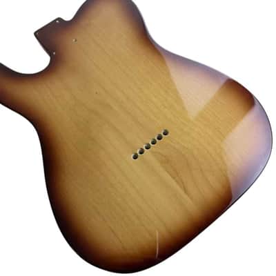 Alder Wood Tobacco Burst Guitar Telecaster Tele Style Body image 5