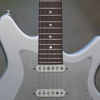 Eastman Fullertone DC'62 - Satin Ice Blue Metallic image 6