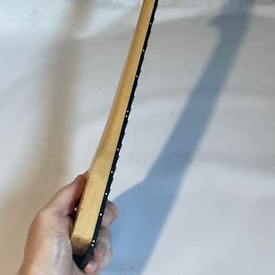 2021 Indonesian Kramer Nightswan Reverse Guitar Neck 24 Fret Floyd Ready Ebony Board Aztec Marble image 20
