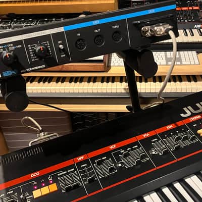 Roland Juno-60 61-Key Polyphonic Synthesizer 1982 - 1984 - Black image 16