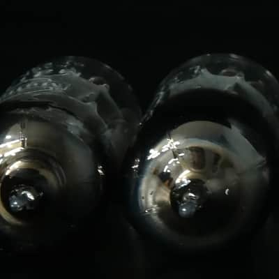 2x Mullard M8162/12AT7WA/CV4024 Top Square Getter Made in Gt. Britain Amplitrex Tested image 9