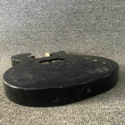 Black Basswood Solid Guitar Single Cutaway Body image 4