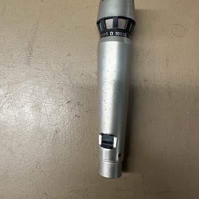 AKG D 1000E Cardioid Dynamic Microphone 1970s - Silver image 1