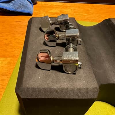 Schaller Made in W Germany 3x3 Chrome Tuners 70s 80s image 2