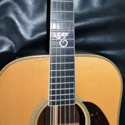 Santa Cruz 1990 D-28H 100 Yr. old Brazilian Rosewood German Spruce Master Grade Herringbone Binding image 6