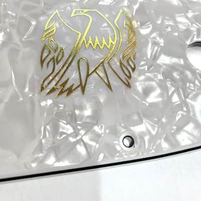 White Pearl 4 Ply Pickguard for Epiphone Firebird w/ Decal Made In USA by WD image 3