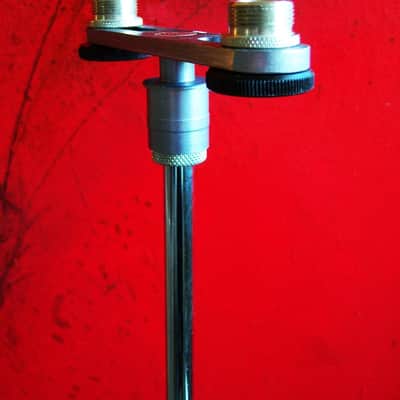 Vintage 1980's AKG twin mount microphone holder / adapter w accessories D1000E D190E Shure # 4 image 3
