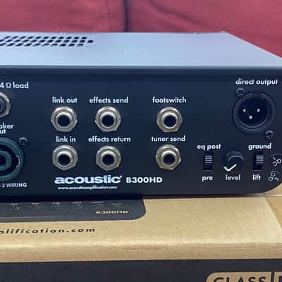 Acoustic B300HD 300W Bass Amp Head image 8